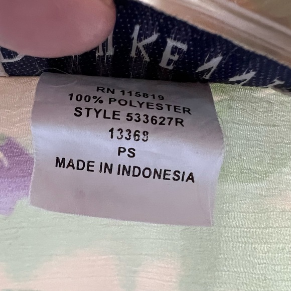 Donn Kenny solid camp shirt short sleeves shoulder pads button front no iron - Picture 6 of 6